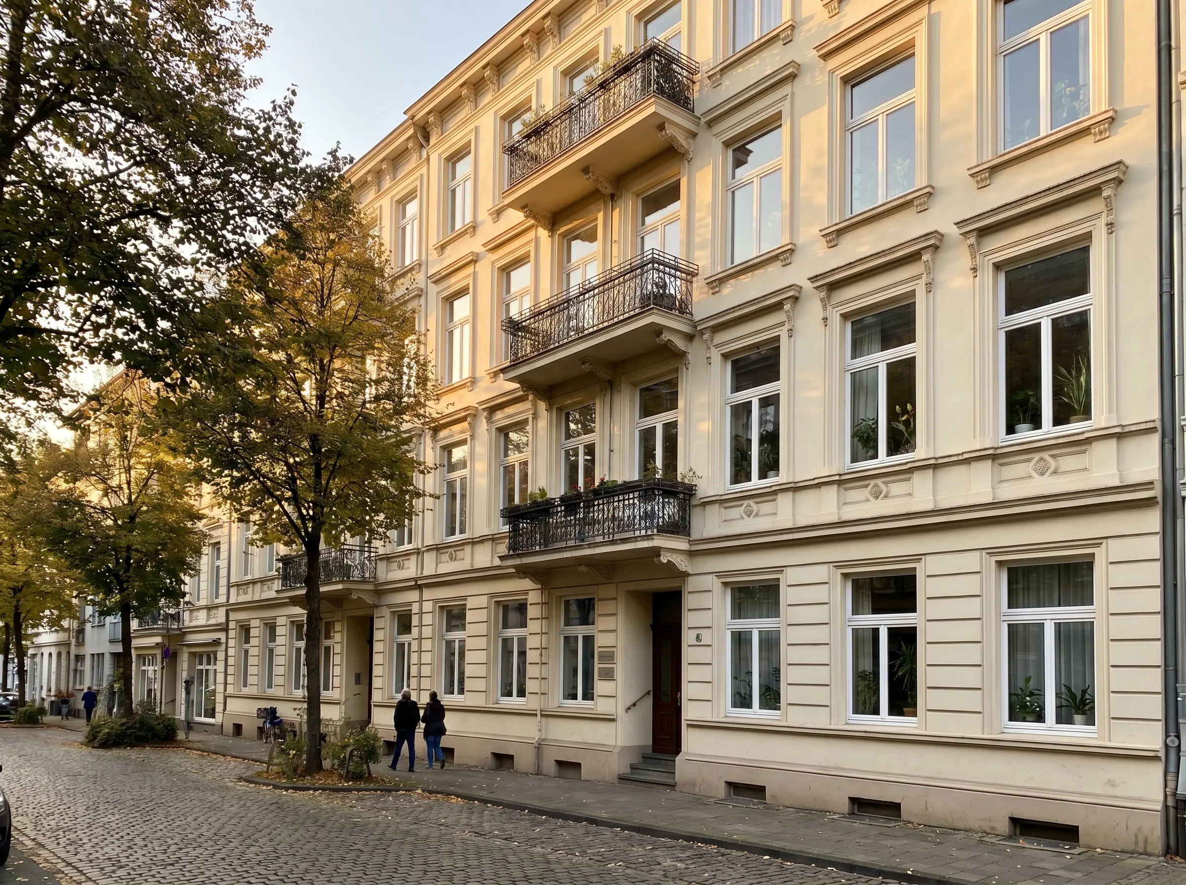 Denkmalschutz Gebäude mit Sonnenschutzfolie, Ansicht 1